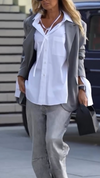 Womens Lapel Temperament Commuter Blazer