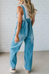 Women's Straps Washing Water Casual Jumpsuit