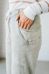 Ladies' Washed and Spliced Casual Jeans