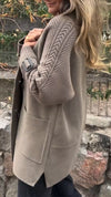Ladies Collar Splicing Temperament Casual Coat