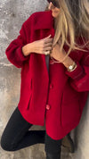 Ladies Lapel Breasted Casual Coat