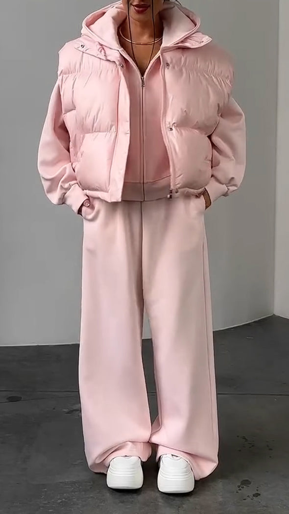 Womens Casual Three-piece Set