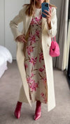 Womens Lapel Solid Color Temperament Casual Coat