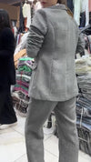 Womens Lapel Jacket + Pants Temperament Commuter Set