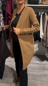 Women Round Neck Breasted Casual Knitted Cardigan