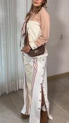 Womens Round Neck Hooded Top + Pants Casual Suit