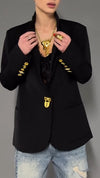 Womens Lapel Temperament Commuter Jacket