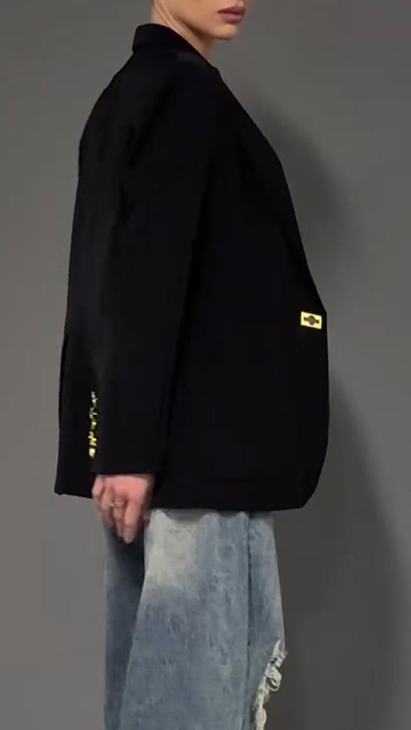Womens Lapel Temperament Commuter Jacket