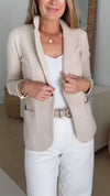 Womens Lapel Temperament Commuter Blazer