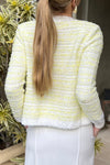 Women Suspender Inner Wear + Cardigan Wool Casual Suit