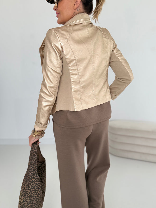 Women Lapel Temperament Casual Jacket