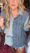 Women Lapel Spliced Casual Shirt