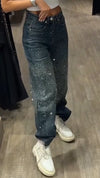 Womens Ironing Diamond Wash Water Casual Jeans