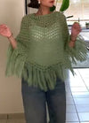 Womens Round Neck Hollow Tassel Casual Hooded Hood
