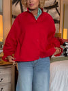 Womens Round Neck Breasted Casual Top