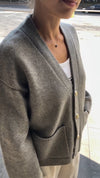 Womens Knitted Casual Cardigan