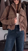 Womens Lapel Temperament Casual Jacket