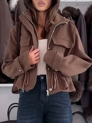 Womens Lapel Temperament Casual Jacket