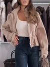 Womens Lapel Temperament Casual Jacket