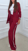 Womens Lapel Temperament Commuter Set