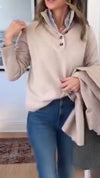 Women Lapel Inner Top + Jacket Temperament Casual Suit