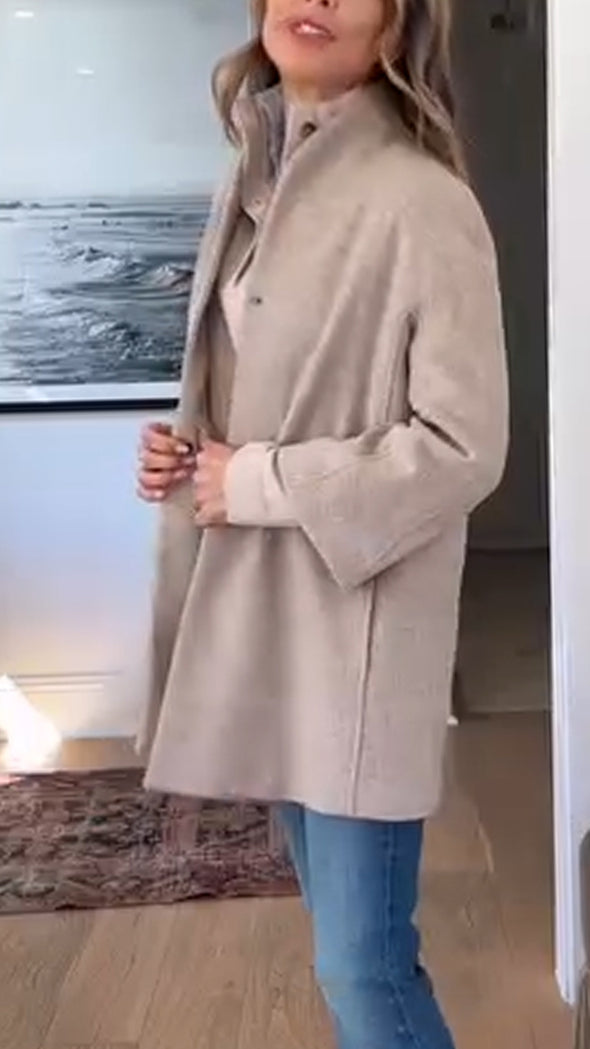 Women Lapel Inner Top + Jacket Temperament Casual Suit