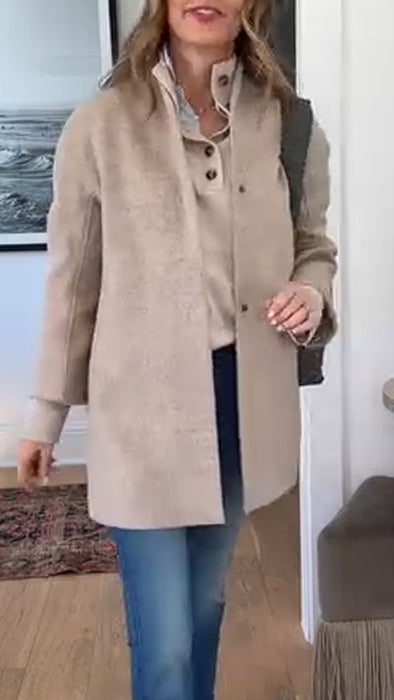 Women Lapel Inner Top + Jacket Temperament Casual Suit