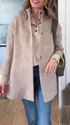 Women Lapel Inner Top + Jacket Temperament Casual Suit