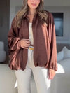 Women Lapel Loose Casual Jacket
