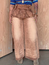 Fashion Plated Double Layer Washed Jeans