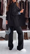 Women Lapel Solid Color Temperament Commuter Suit