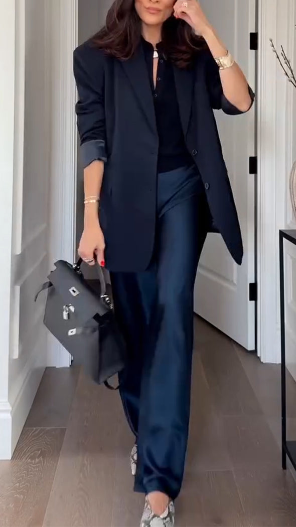 Women Lapel Temperament Commuter Three-piece Suit