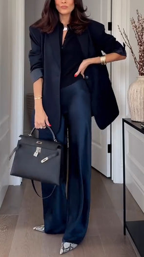 Women Lapel Temperament Commuter Three-piece Suit