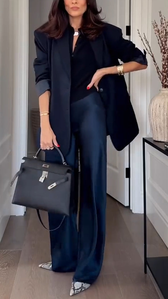 Women Lapel Temperament Commuter Three-piece Suit