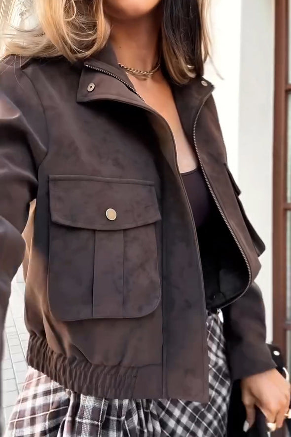 Women Lapel Temperament Casual Jacket
