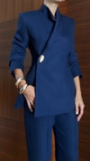 Women Round Neck Temperament Commuter Suit