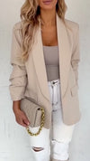Women Lapel Temperament Commuter Blazer