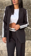 Women Lapel Jacket + Pants Temperament Commuter Suit