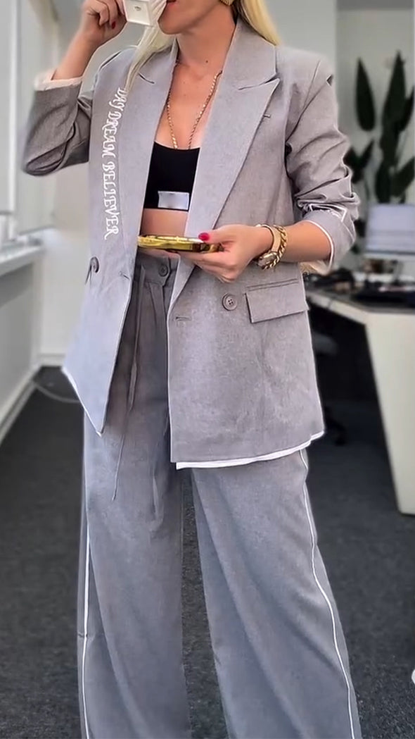 Women Lapel Temperament Commuter Suit
