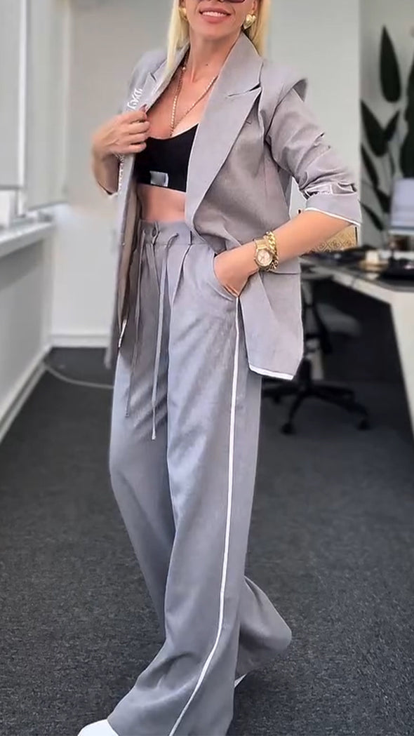 Women Lapel Temperament Commuter Suit