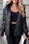 Women Hooded Casual Cotton Jacket
