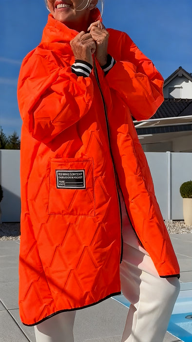 Womens Hooded Casual Coat
