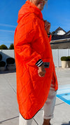 Womens Hooded Casual Coat