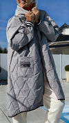 Womens Hooded Casual Coat