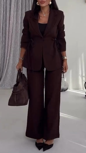 Women Lapel Temperament Commuter Suit