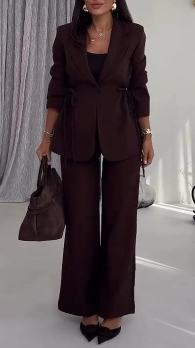 Women Lapel Temperament Commuter Suit
