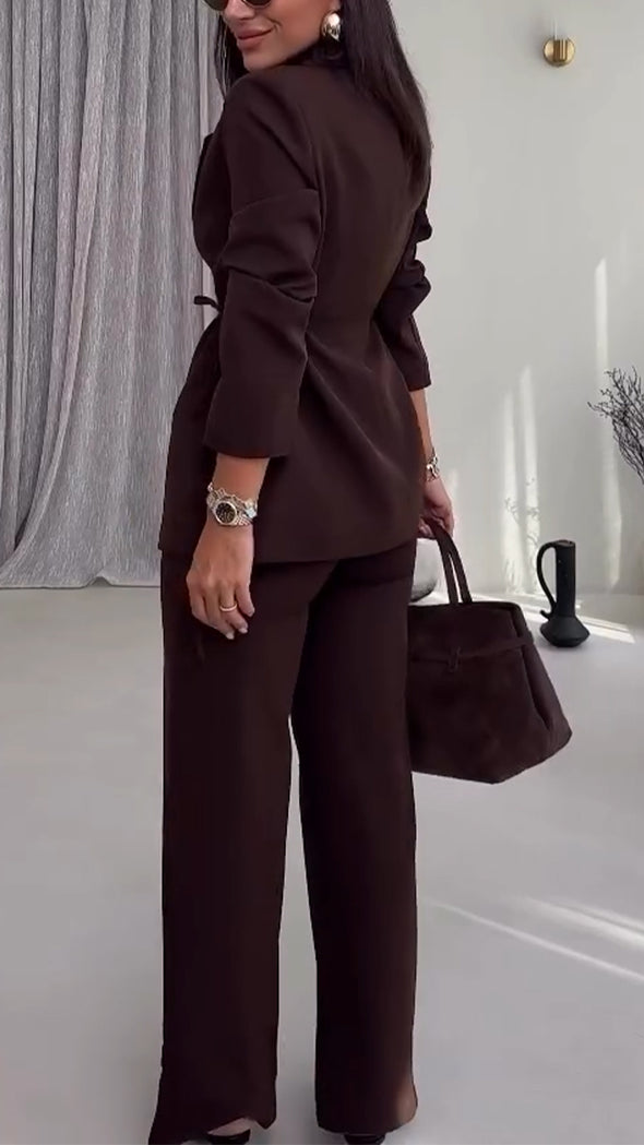 Women Lapel Temperament Commuter Suit
