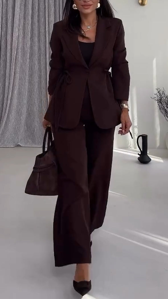 Women Lapel Temperament Commuter Suit