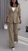 Women Lapel Temperament Commuter Suit