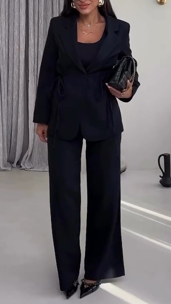 Women Lapel Temperament Commuter Suit